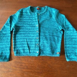 Vintage Roxy Aqua Cardigan